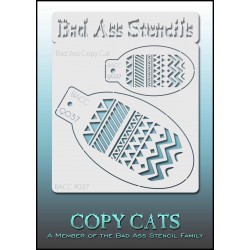 Bad Ass Copy Cat Stencil 9037